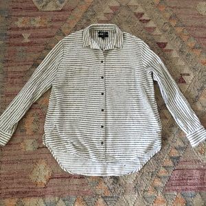 Madewell Striped Flannel Sunday Shirt